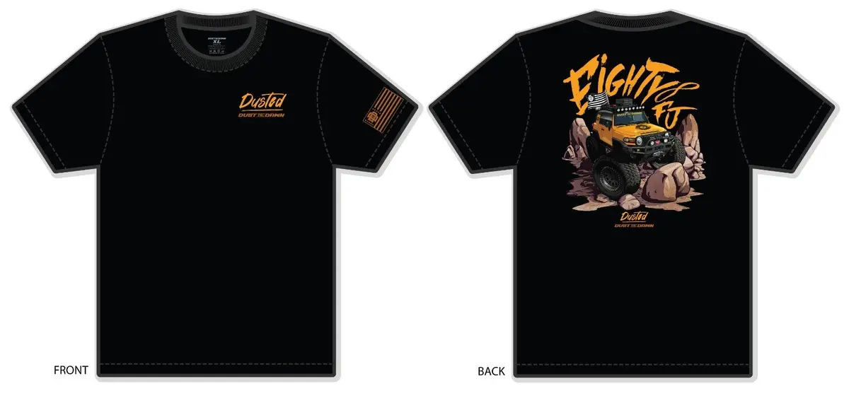 Dust Til Dawn "Eighty 8 Fj" Limited Edition Short Sleeve T Shirt 1