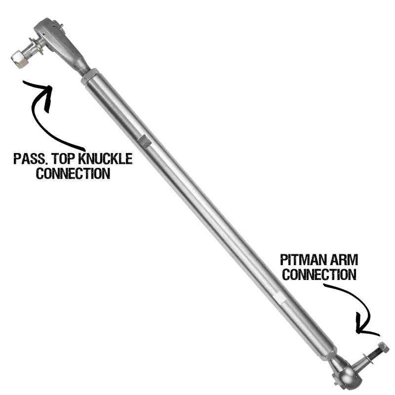 Rock Krawler 2018+ Jeep Wrangler (Jl/Jlu/Jt Sport W/ Standard Axles) Pro-X Top Mount Drag Link 1