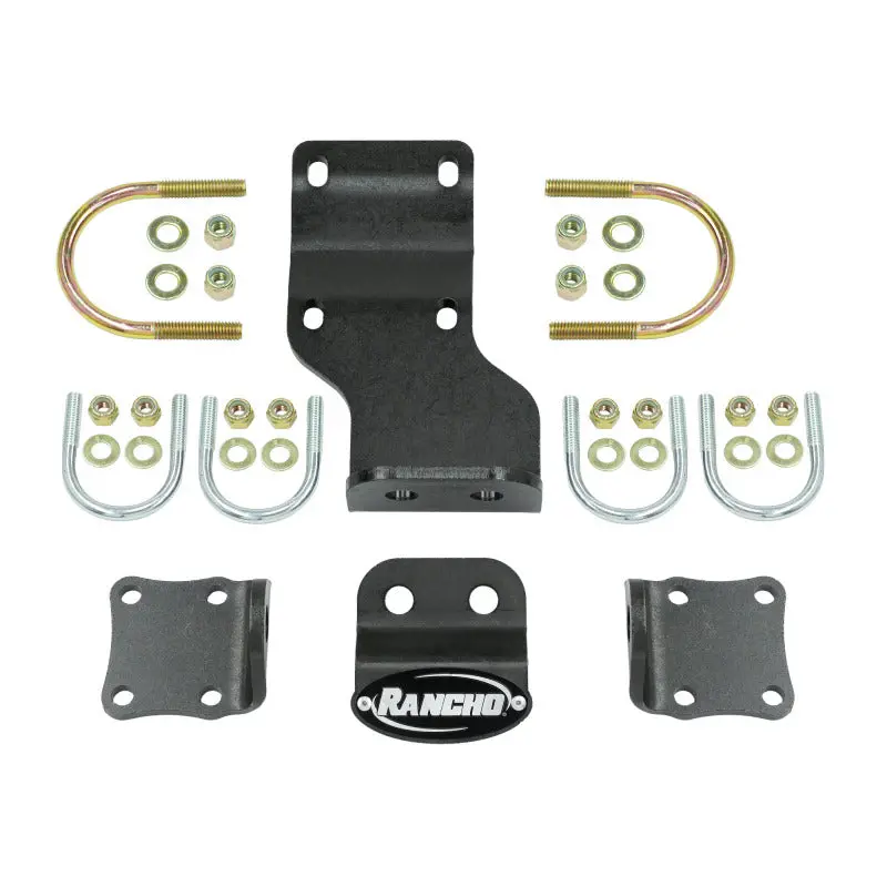 Rancho 2020 Jeep Gladiator Steering Damper Bracket Dual Stabilizer Bracket 1