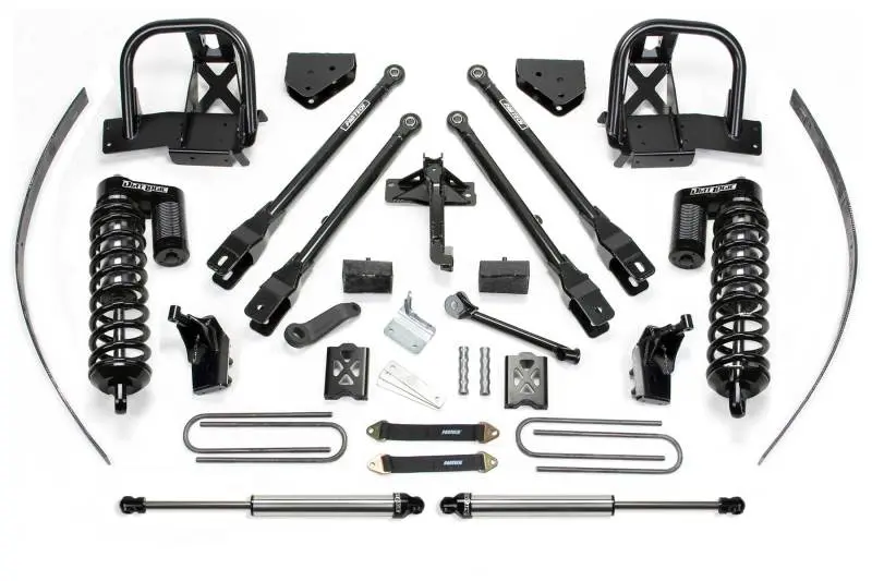 Fabtech 08-10 Ford F250 4Wd W/O Factory Overload 8In 4Link Sys W/Dlss 4.0 C/O & Rr Dlss 1