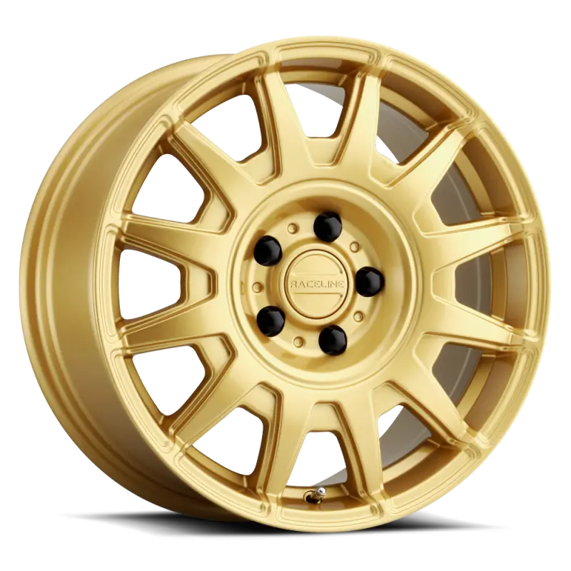Raceline 401Gd Aero 17X8in / 5X114.3 Bp / 40Mm Offset / 72.62Mm Bore - Gloss Gold Wheel 1