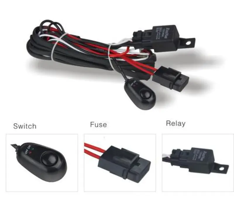 Dv8 Offroad Wiring Harness W/ Relay & Switch 1