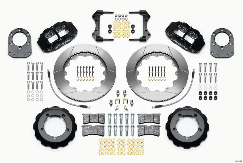 Wilwood Narrow Superlite 4R Front Hat Kit 14.00In 66-75 Ford Bronco Dana 30/44 W/Lines 1