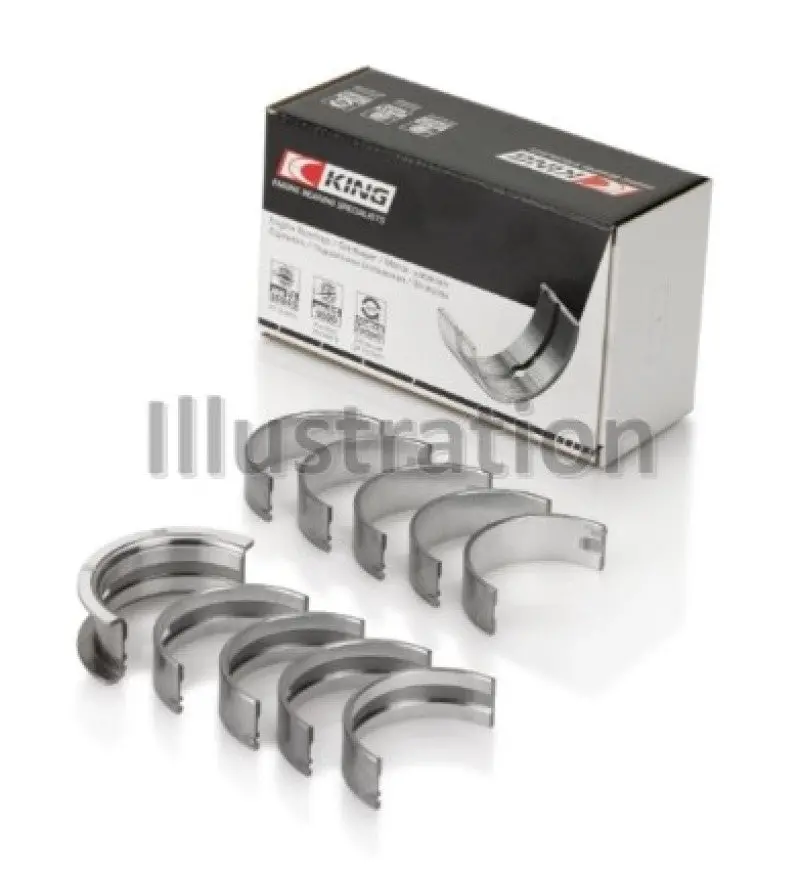 King Engine Bearings Gm 265/283/302/327 8 Cyl (0.50 Oversized) Main Bearing Set 1