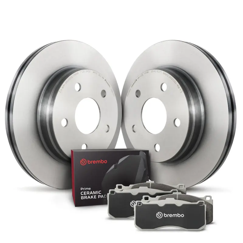 Brembo Oe 15-18 Jeep Cherokee/20-21 Cherokee Front Disc Brake Kit 1