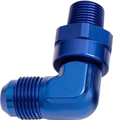 90-Degree Npt To An Swivel Adapter – 1/8" Npt To -3An Fitting 1