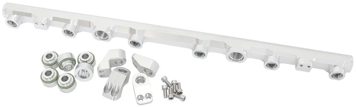 Toyota 2Jz-Gte Silver Billet Efi Fuel Rail Af64-2259S 1