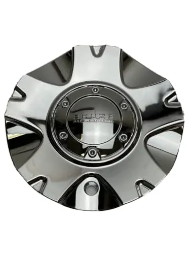 Akuza 325 Chrome Wheel Center Cap Ak325-Cap 1