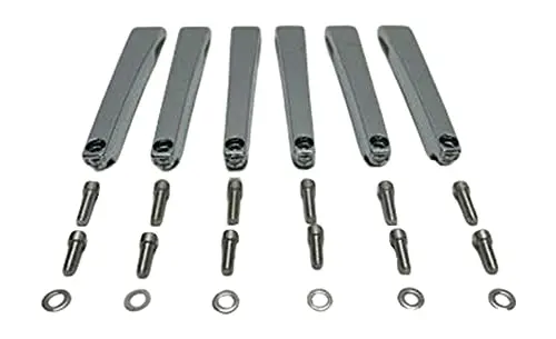 Akuza 712 Big Papi 20 Inch Chrome Inserts Set (6 Pcs) Emr0712-2085-Xj 1