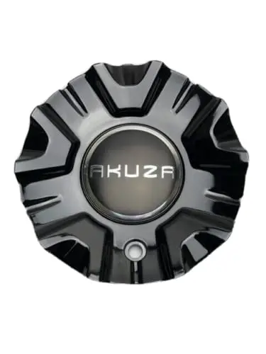 Akuza 847 Gloss Black Wheel Center Cap Emr0847-Car-Cap 1