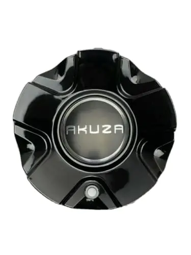 Akuza Gloss Black Wheel Center Cap Emr0848-Car-Cap 18-20 1
