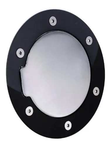 All Sales 6041K Black Billet Aluminum Ring And Fuel Door 1