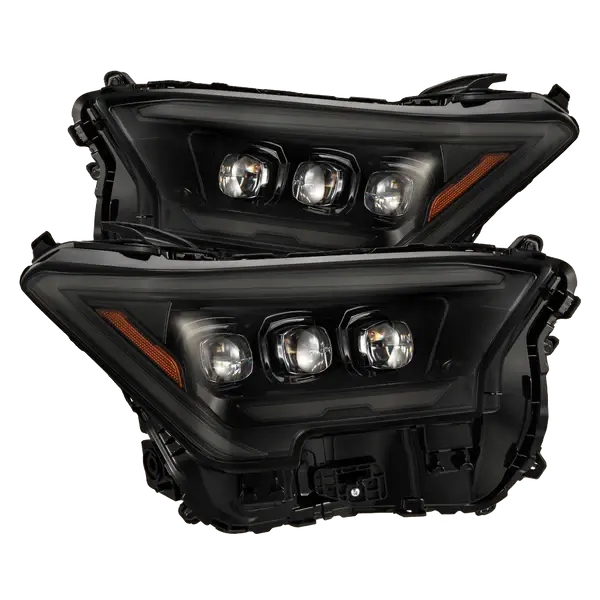 24-Up Toyota Tacoma / 25-Up 4Runner Alpharex Nova-Series Led Projector Headlights Alpha-Black 1