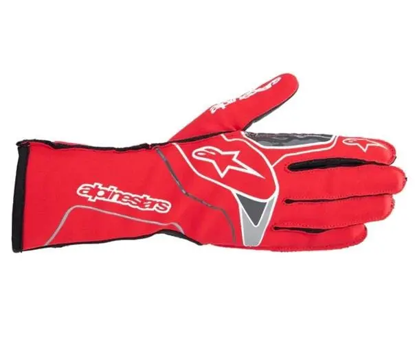 Alpinestars Race Driving Gloves – Perforated Leather, Carbon Knuckle Protection, Size M (3551823-31-M) 1