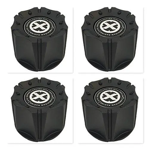 American Racing 4 Pack Atx 1342106018 1342100011 1066K98 Black Wheel Center Cap 1