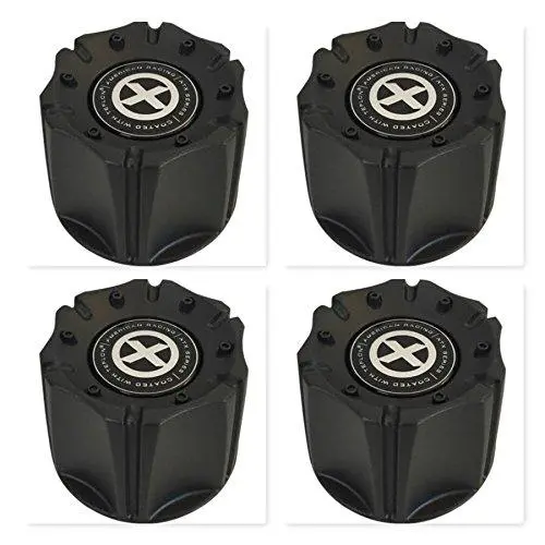 American Racing 4 Pack Ax181 Artillery Sc157b Sc-157 S808-07 Black Center Cap 1