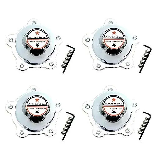 American Racing 4 Pack Vn105-1Cap 1055001 Chrome Wheel Center Cap 1