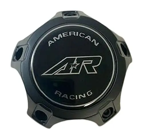American Racing 6192-1215-Cap Cara1215ch Matte Black Wheel Center Cap 1