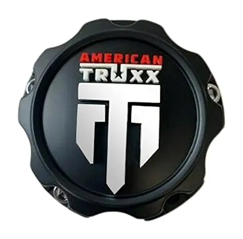 American Truxx C1081502090f-11 Matte Black Wheel Center Cap 1