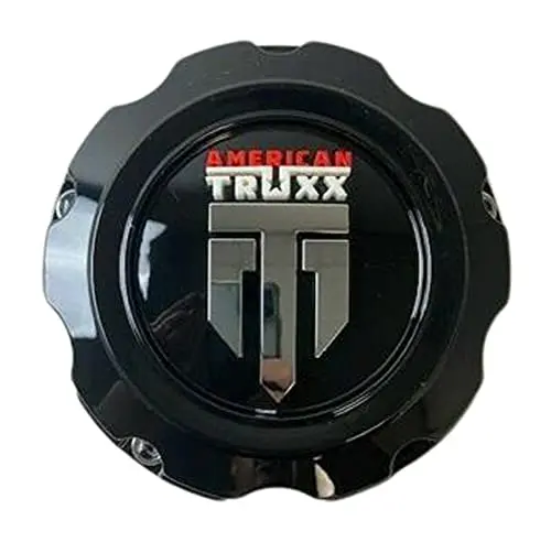 American Truxx C1081502090f-15 Gloss Black Wheel Center Cap 1