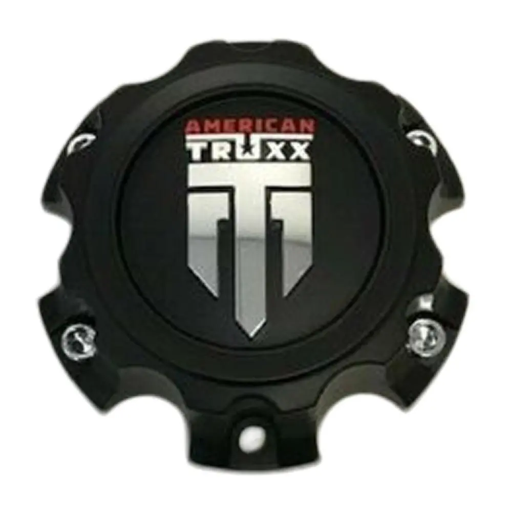 American Truxx Matte Black Wheel Center Cap C1081502090f-5 1