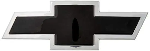 Ami 96295Kp Chevy Bowtie Grille Emblem - Polished/Black Powder Coat, 1 Pack 1