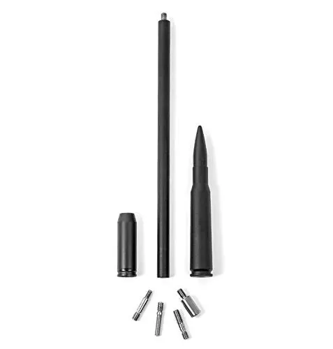 Ami Billet .50 Caliber Cartridge Antenna Black 6255K Made Of 6061-T6 Billet Aluminum Usa 1