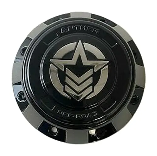 Anthem Off Road 1856L213h Gloss Black Wheel Center Cap 1
