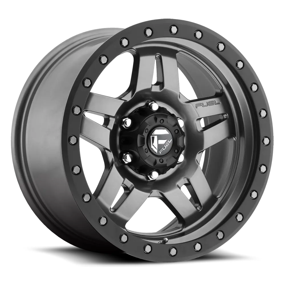 Fuel Anza [ D558 ] - Matte Anthracite W/ Black Ring 1