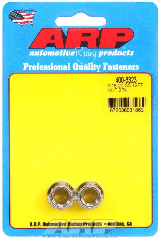 Polished Stainless Steel 12-Point Hex Nut – Ar400-8323 1