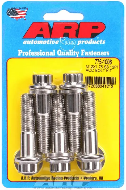 Arp 775-1006 Stainless Steel Bolts – Corrosion-Resistant Fasteners For Critical Applications 1