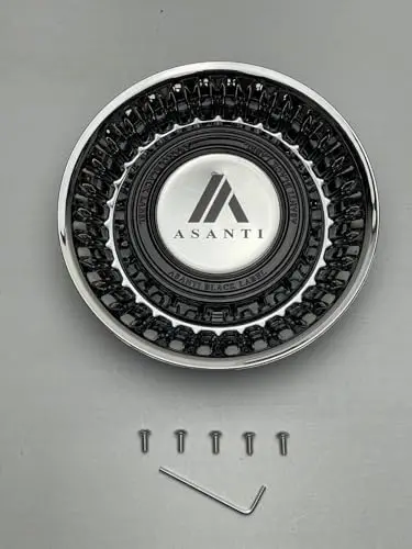 Asanti Black Ab Tiara Bolt On Cap - Ch/Gb - 1002-74Px 1