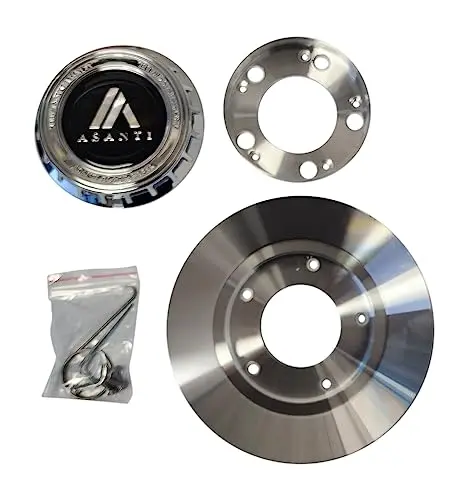 Asanti Black Ab045ad Center Cap 1002-84Dr Chrome Black And Machined 1