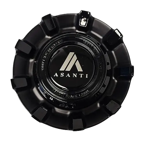 Asanti Black Wheels Esquire 1002-82Mb Bolt On Glloss Black Center Cap 1