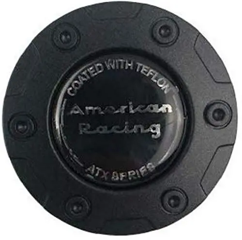 Atx Series American Racing 1307106017 Black Teflon Coated Wheel Center Cap 1