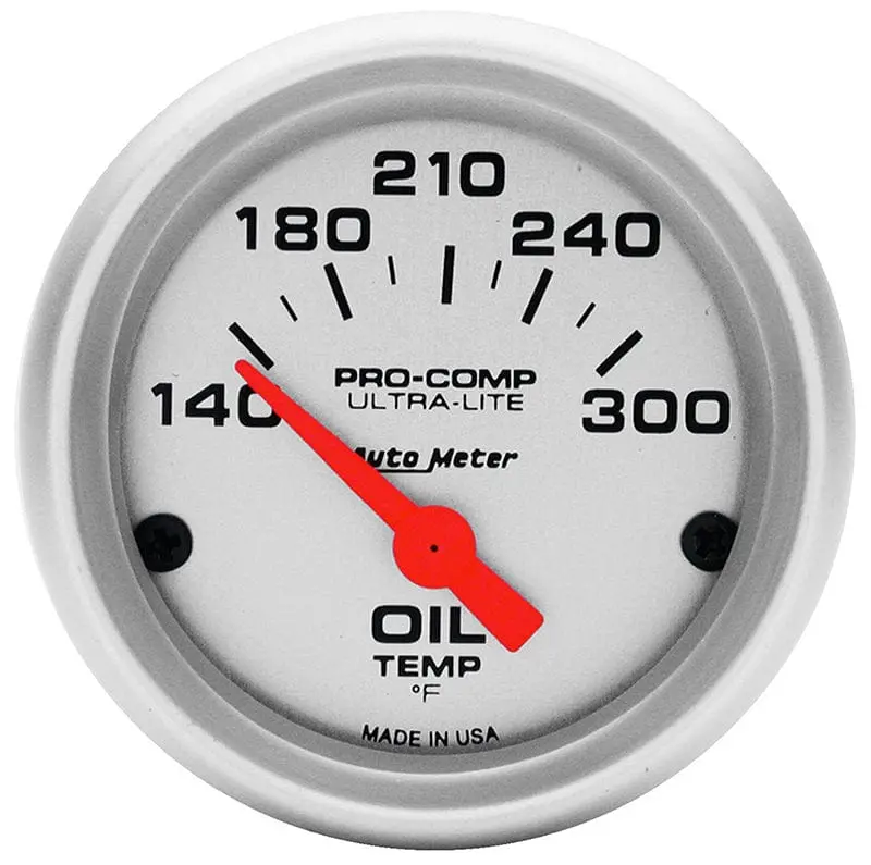 Ultra-Lightweight Oil Temperature Gauge For Automotive Use – Model Au4348 1