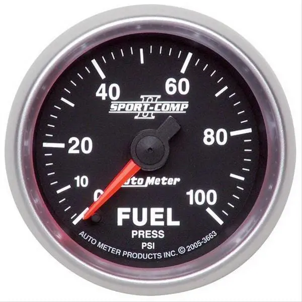 Autometer Sport-Comp Ii Analog Gauge – 2-1/16" Metric Or Imperial Readout 1