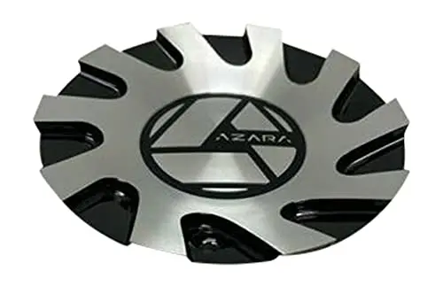 Azara Black And Machined Wheel Center Cap C206l172a-Mb 1