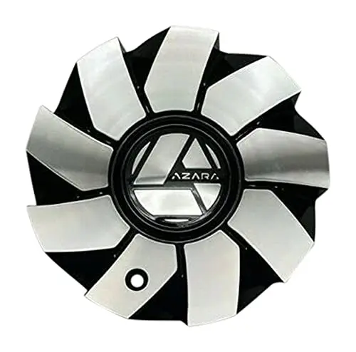 Azara Black And Machined Wheel Center Cap C246l177a-Mb 1