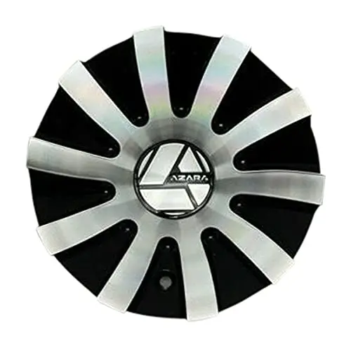 Azara Black And Machined Wheel Center Cap C247l176a-Mb 1