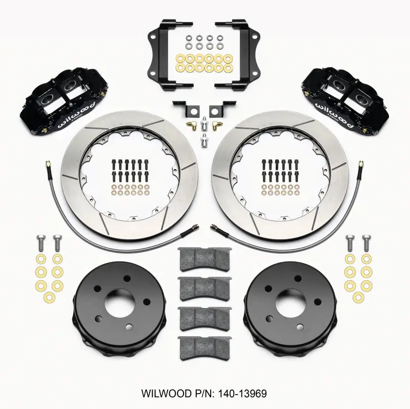 Wilwood Narrow Superlite 4R Rear Kit 12.88In 2007-Up Jeep Jk W/Lines 1
