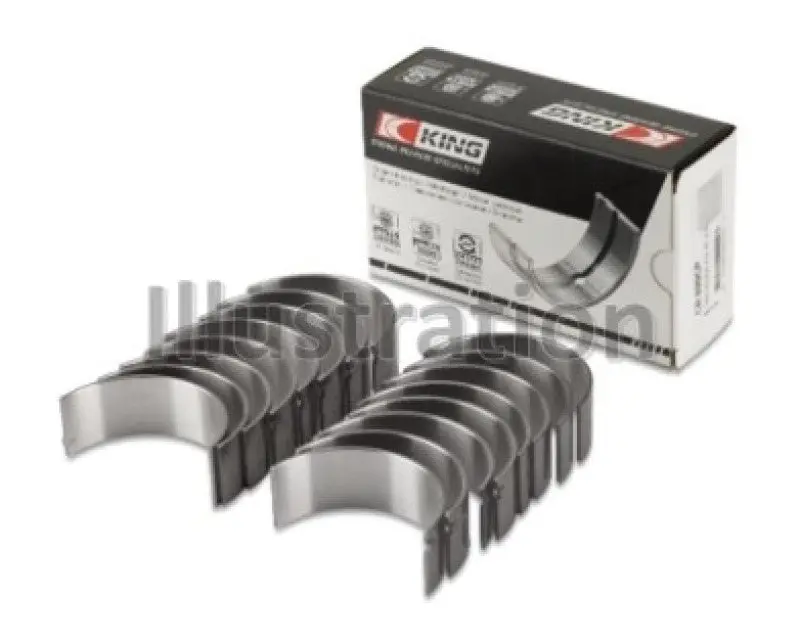 King Engine Bearings Ford 351Ci 5.8L 16V (Size 001) Engine Rod Bearings 1