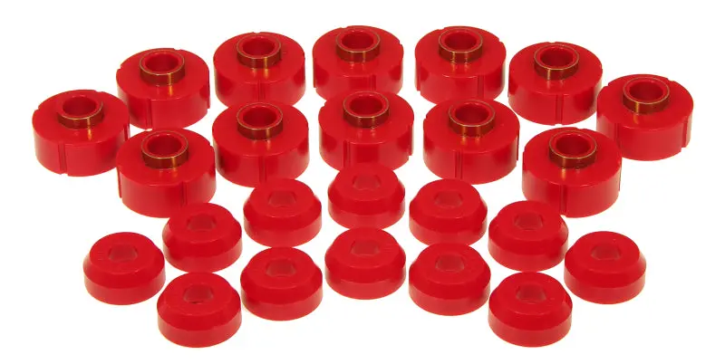 Prothane 63-91 Jeep Wagoneer Body Mount - Red 1