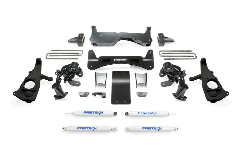 Fabtech 11-19 Gm 3500Hd 2Wd/4Wd 6In Rts Sys W/Perf Shks 1