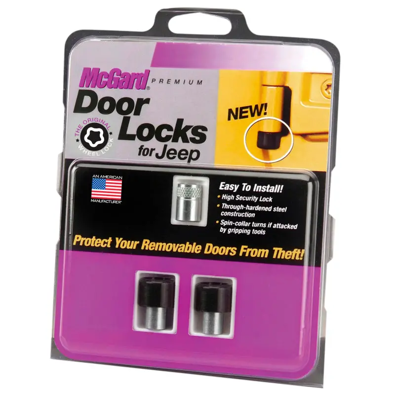 Mcgard 07-17 Jeep Wrangler Jk / Unlimited Jk 2-Door Lock Set - (2 Locks) 1