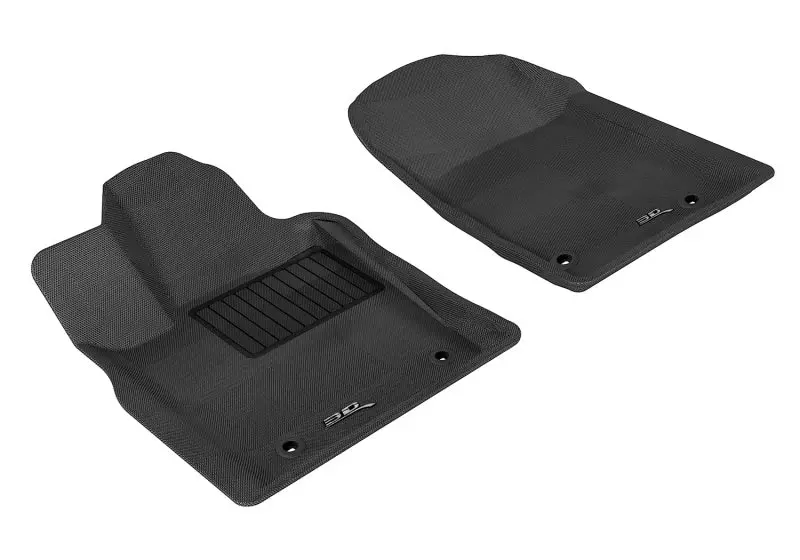 3D Maxpider 2013-2020 Dodge/Jeep Grand Cherokee/Durango Kagu 1St Row Floormat - Black 1