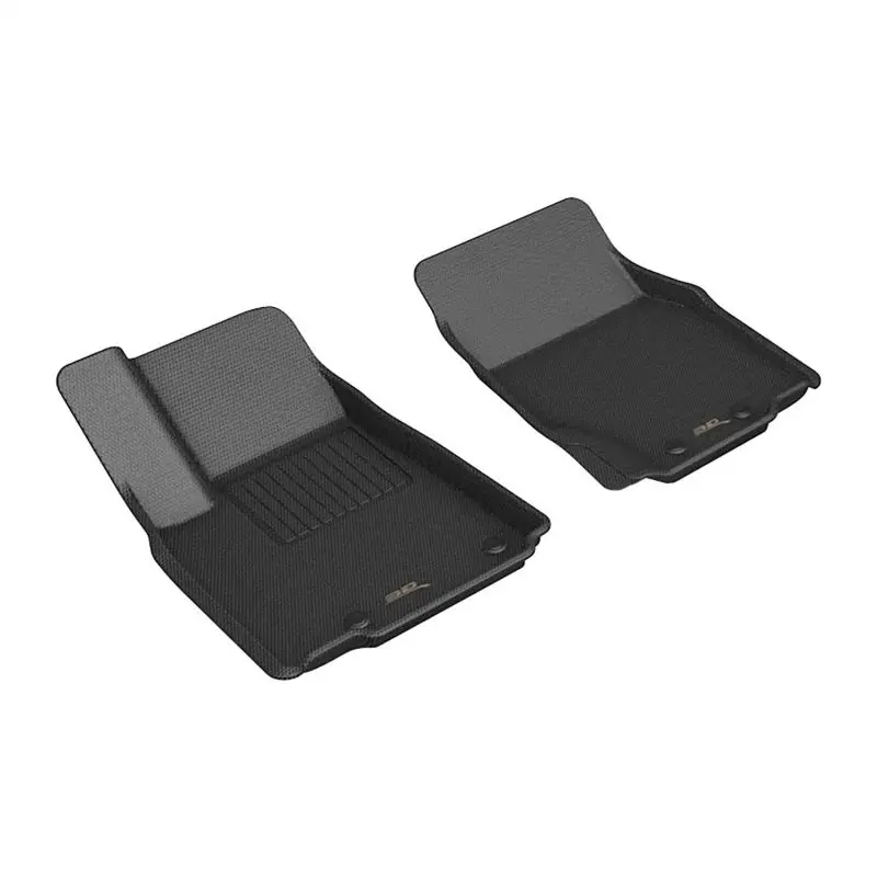 3D Maxpider 22-23 Jeep Grand Cherokee Kagu Floor Mat- Black R1 1