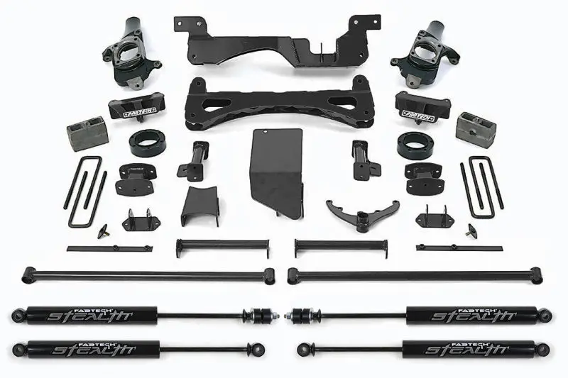 Fabtech 01-10 Gm C/K2500hd 6In Perf Sys W/Stealth 1