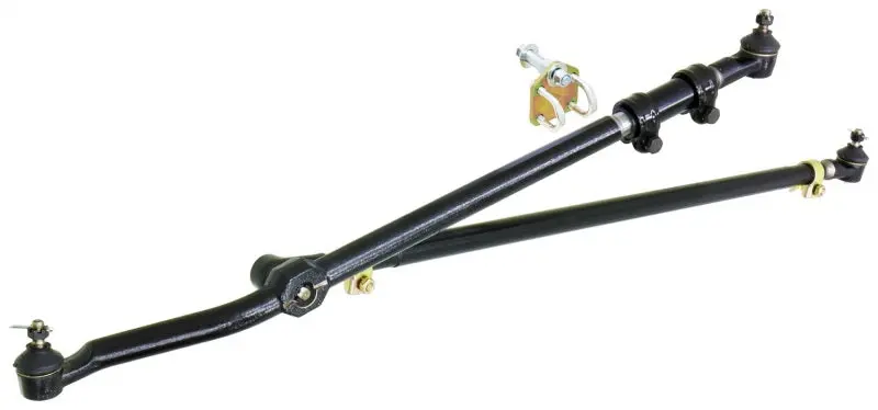 Rockjock Tj/Lj/Xj/Mj Currectlync Steering System Bolt-On W/ 1 1/4In Dia. Tie Rod/Forged Drag Link 1