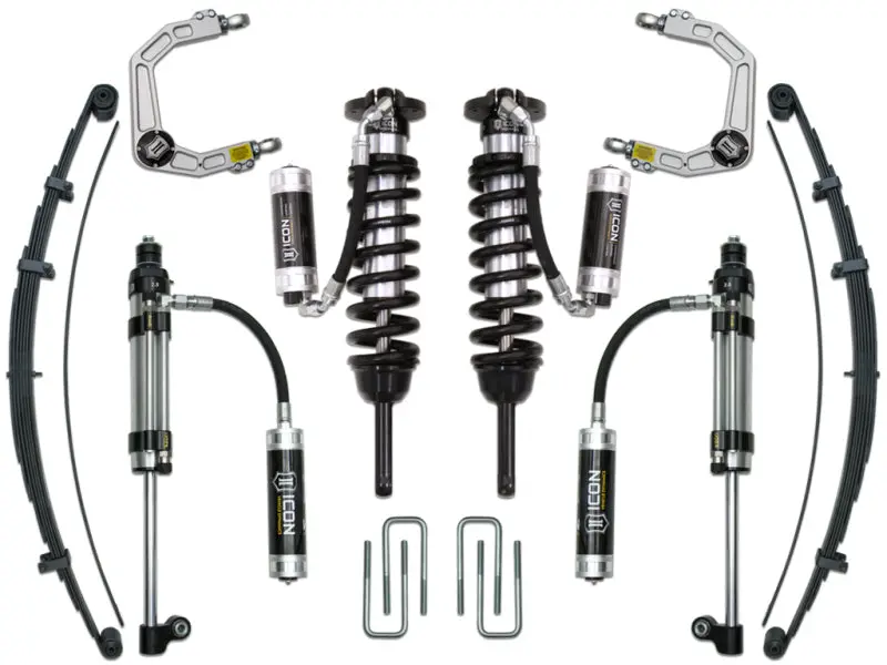 Icon 05-15 Toyota Tacoma 0-3.5In/16-17 Toyota Tacoma 0-2.75In Stg 10 Suspension System W/Billet Uca 1